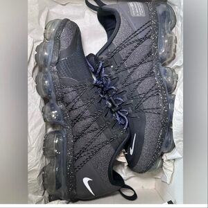 Nike Black and Gray Air VaporMax Sneakers